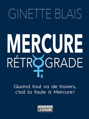 cover image of Mercure rétrograde